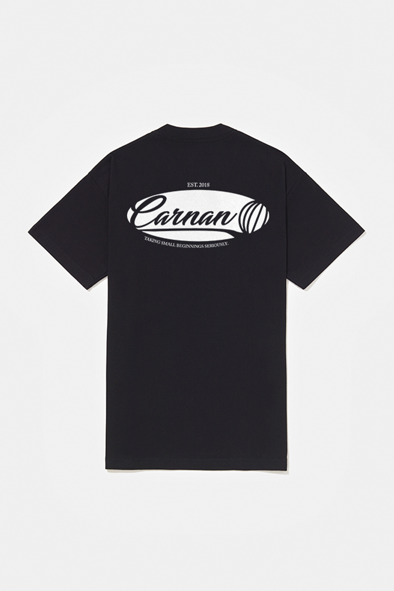 Carnan Globe Heavy T-shirt - Black