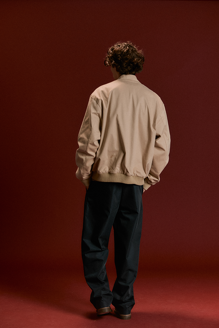 Beige Harrington Jacket