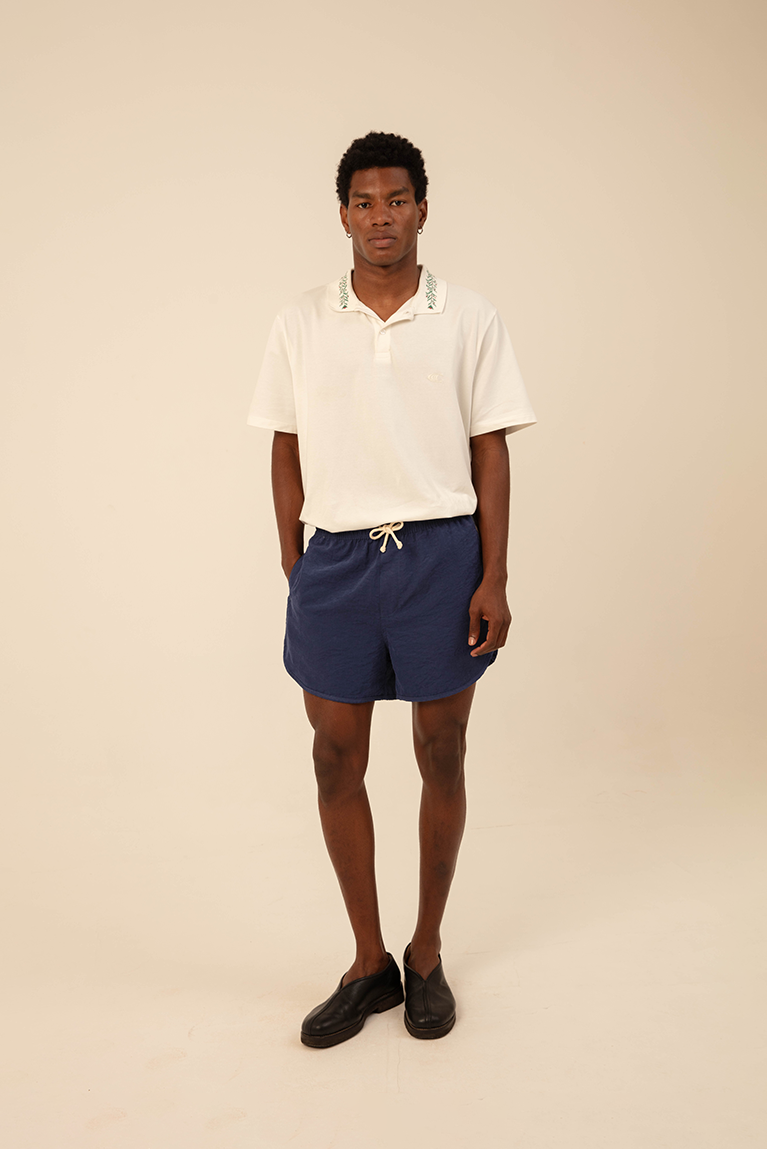 Navy Volley Shorts