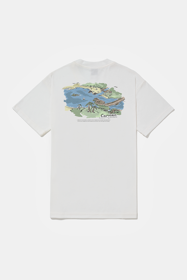 Landscape Heavy T-shirt - Off