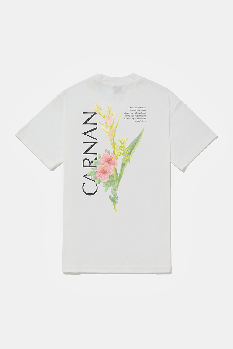 Flower Heavy T-shirt - Off