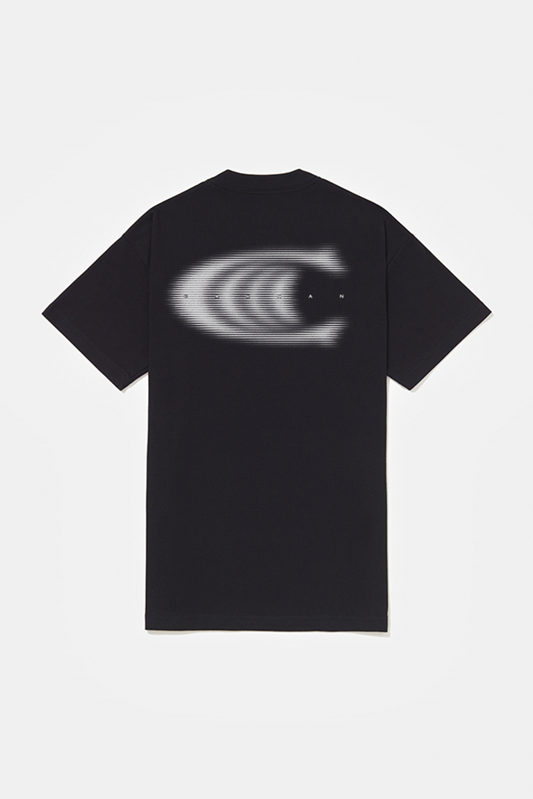 Carnan Blurred Heavy T-shirt - Black