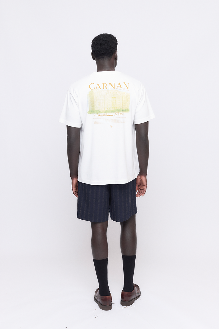 Carnan x CP Copacana Palace Heavy T-shirt - Off