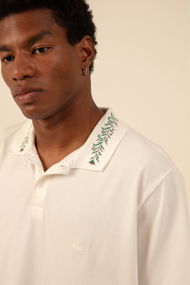 Flower Piquet Polo