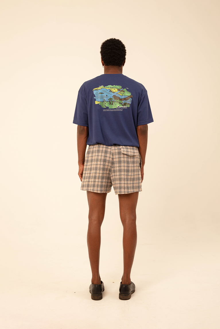 Landscape Heavy T-shirt - Navy