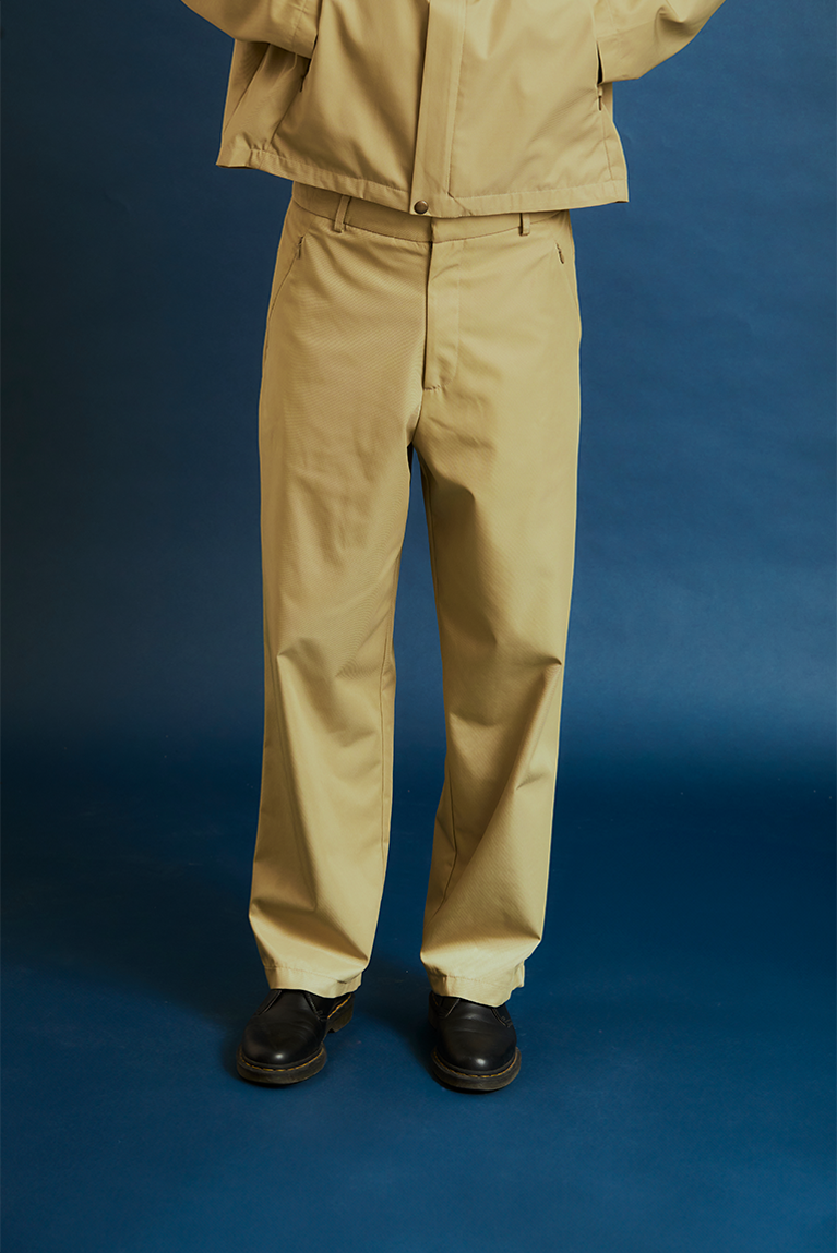 Beige Waterproof Pants