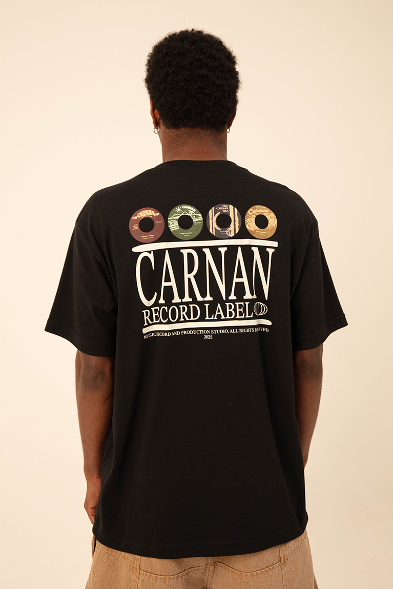 Carnan Records Heavy T-shirt - Black