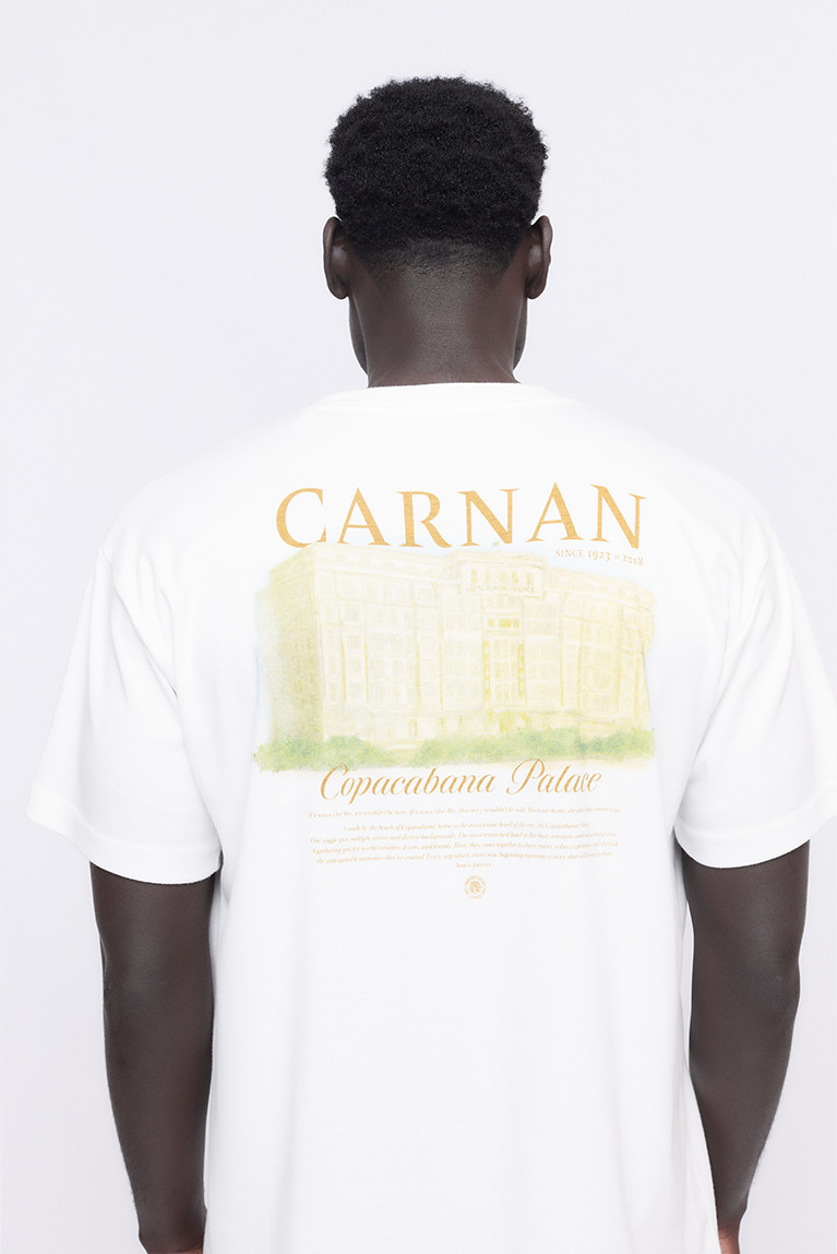 Carnan x CP Copacana Palace Heavy T-shirt - Off