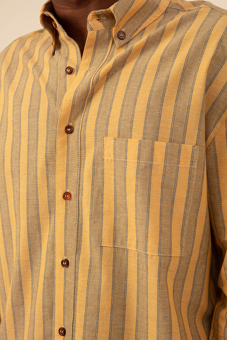 Yellow Striped Shirt