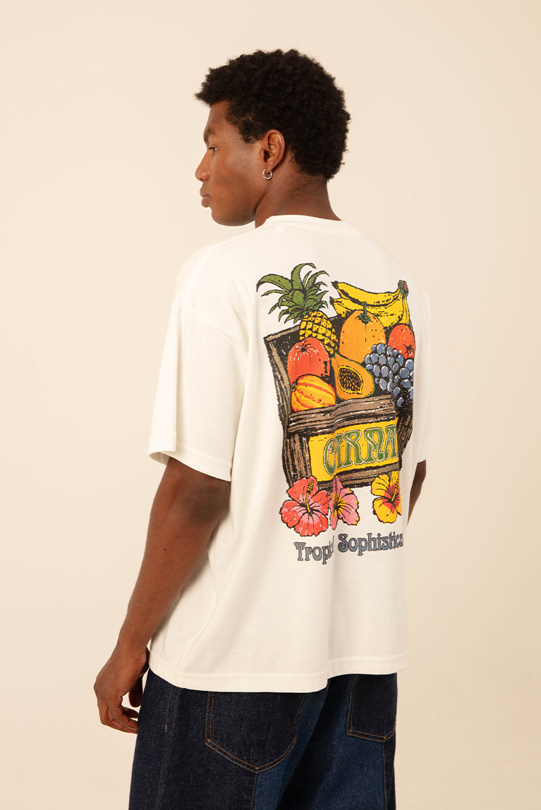 Fruit Boxy T-shirt - Off