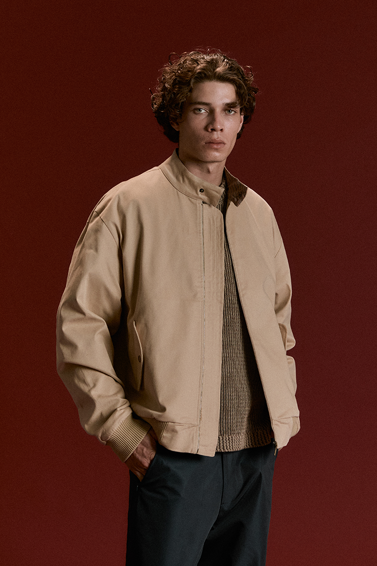 Beige Harrington Jacket