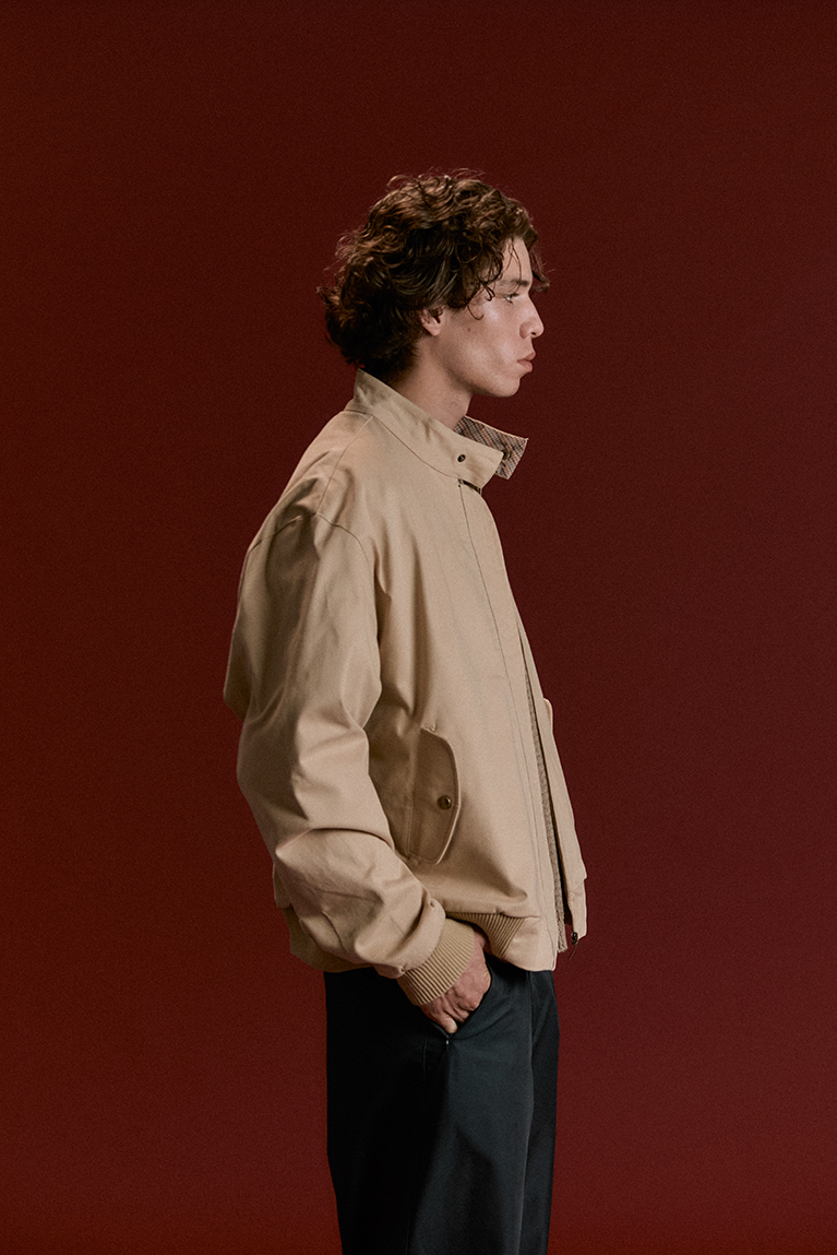 Beige Harrington Jacket