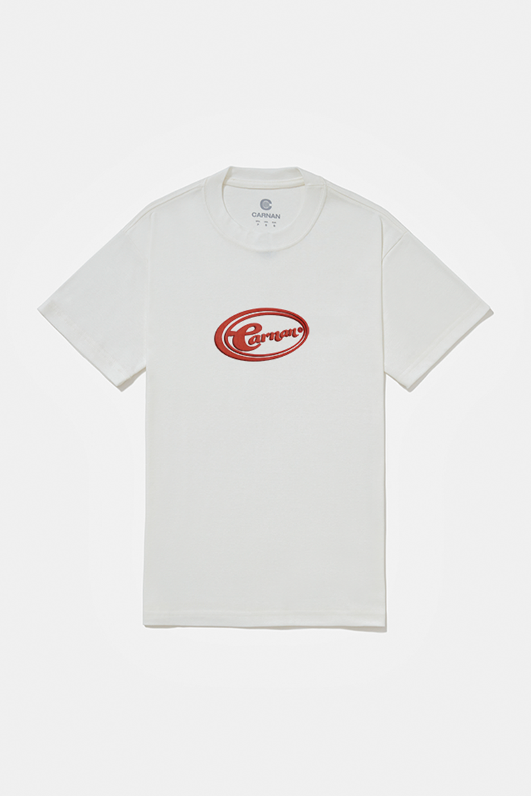 Carnan Red Logo Heavy T-Shirt - Off
