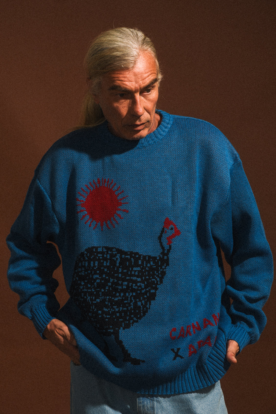 Carnan x Arado Blue Guinea Fowl Knit