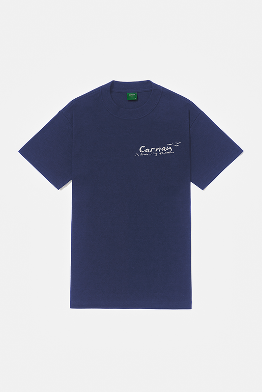 Landscape Heavy T-shirt - Navy