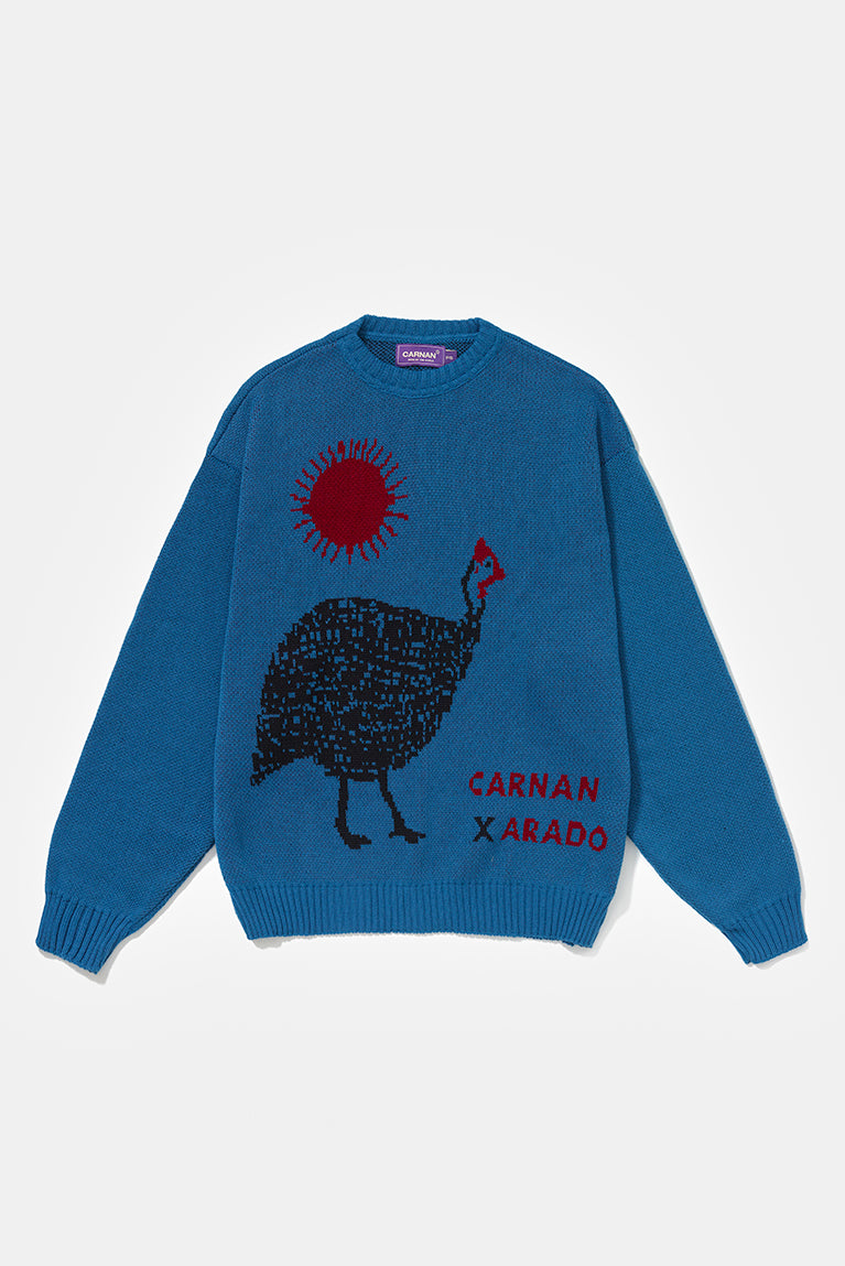 Tricot Galinha d'Angola Carnan x Arado - Azul