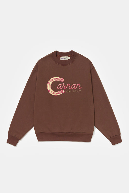 Sweatshirt Ferradura de Ouro Carnan x Arado - Marrom