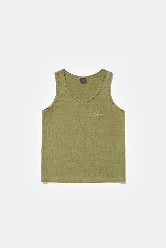 Ribbed Tank Top - Green