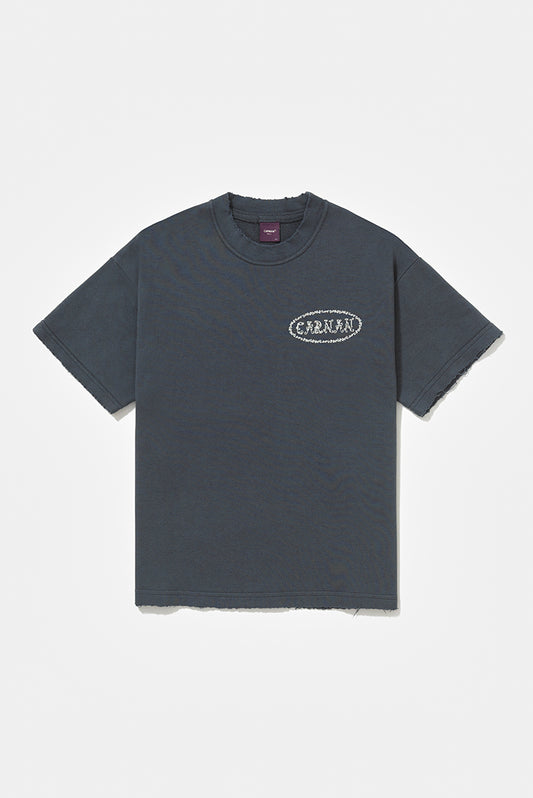 Worn Out Premium Boxy T-shirt - Black