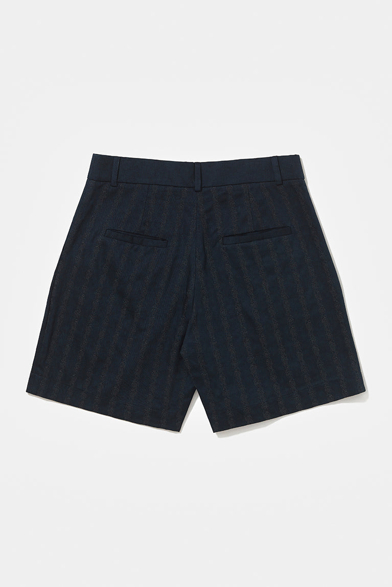 Carnan x CP Pinstrip Navy Shorts