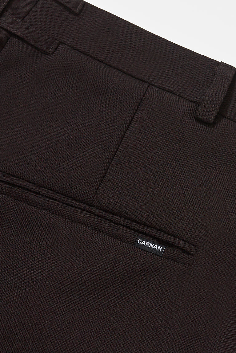 Carnan x CP Brown Pleated Pants