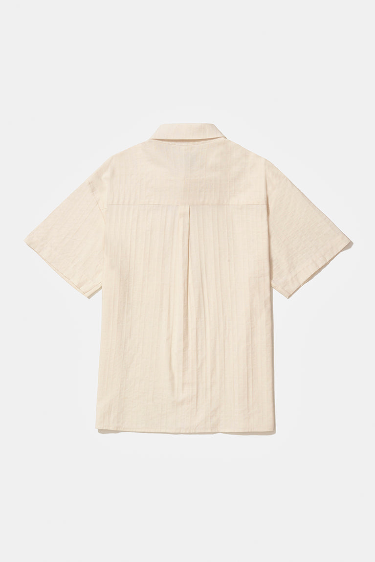 Jacquard White Shirt