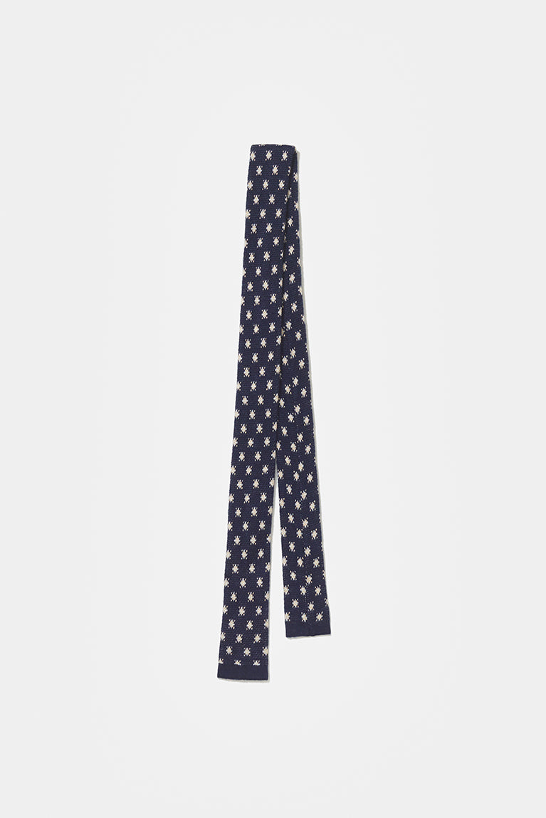 Carnan x CP Tricot Tie - Navy