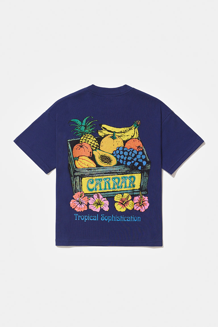 Fruit Boxy T-shirt - Navy