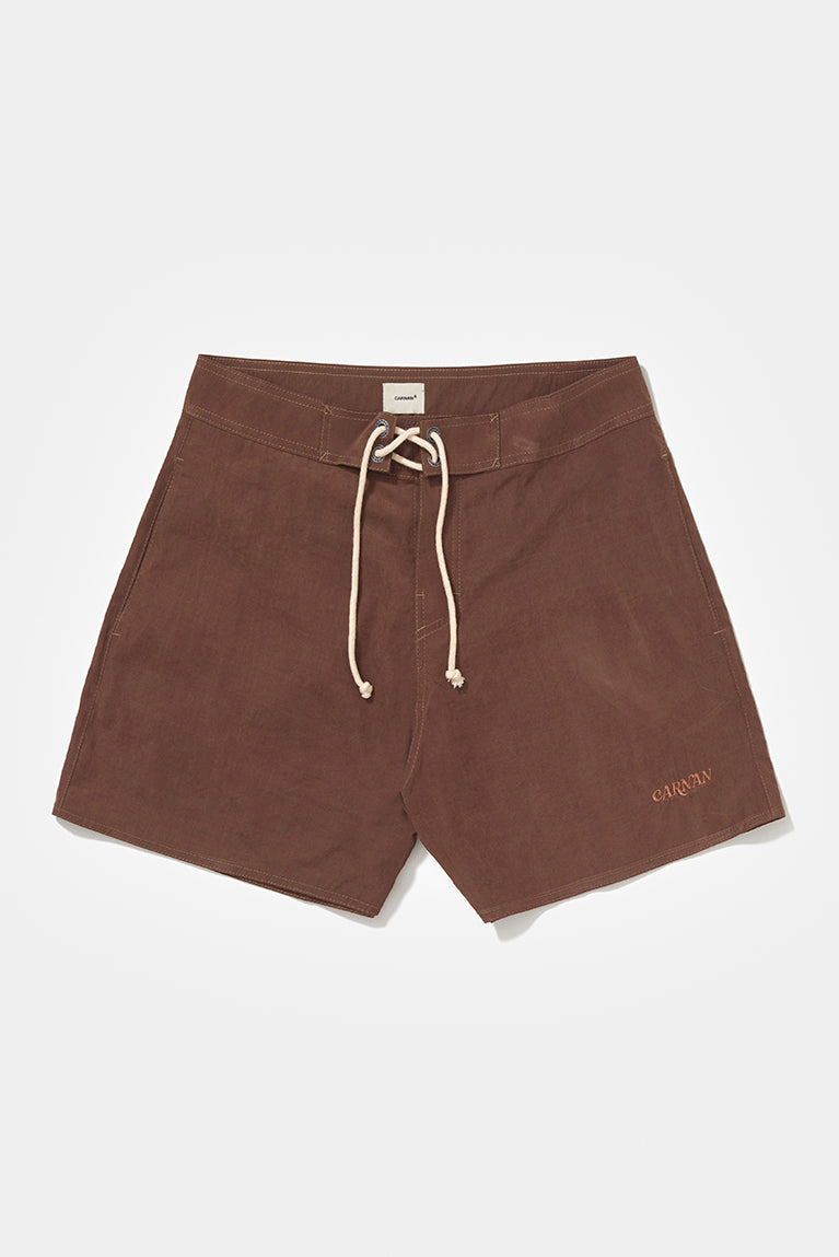 Brown Pelleted Boardshort