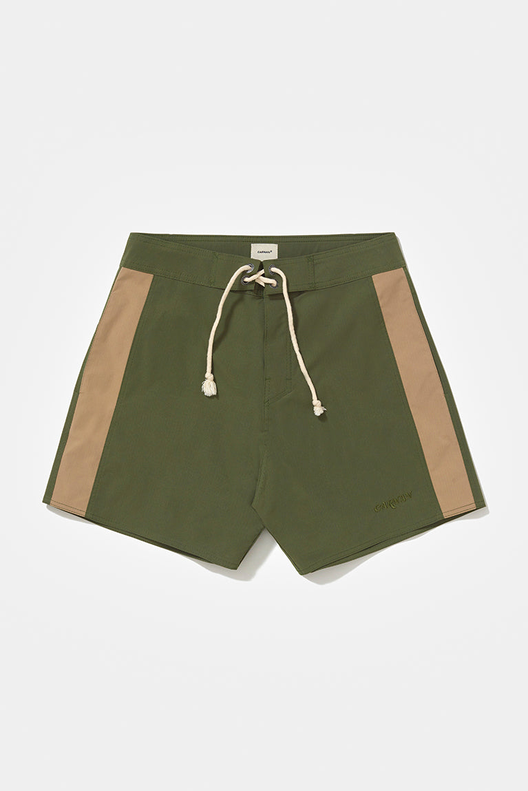 Green Clipping Boardshort