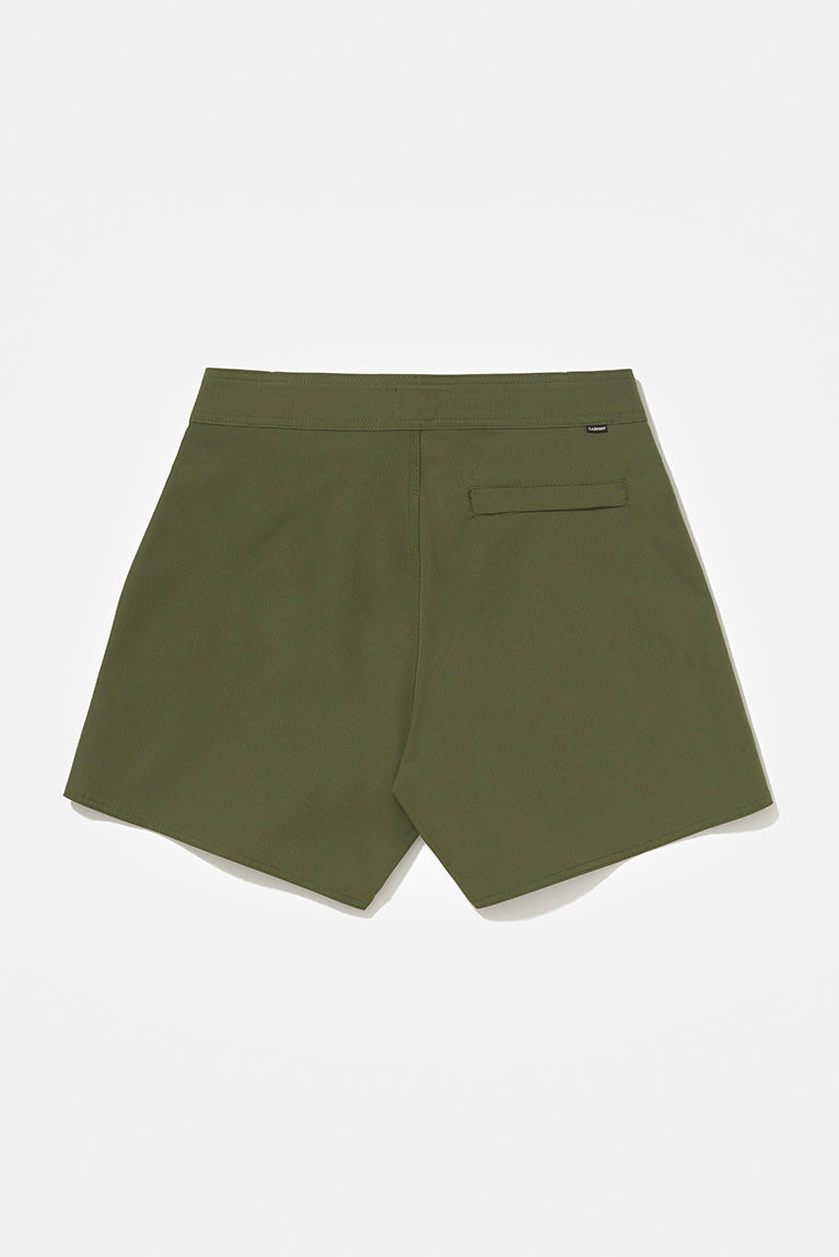 Green Clipping Boardshort