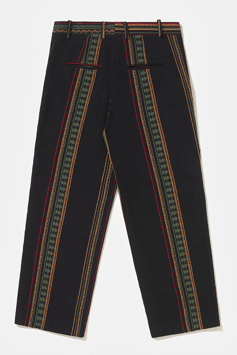 Jacquard Striped Pants