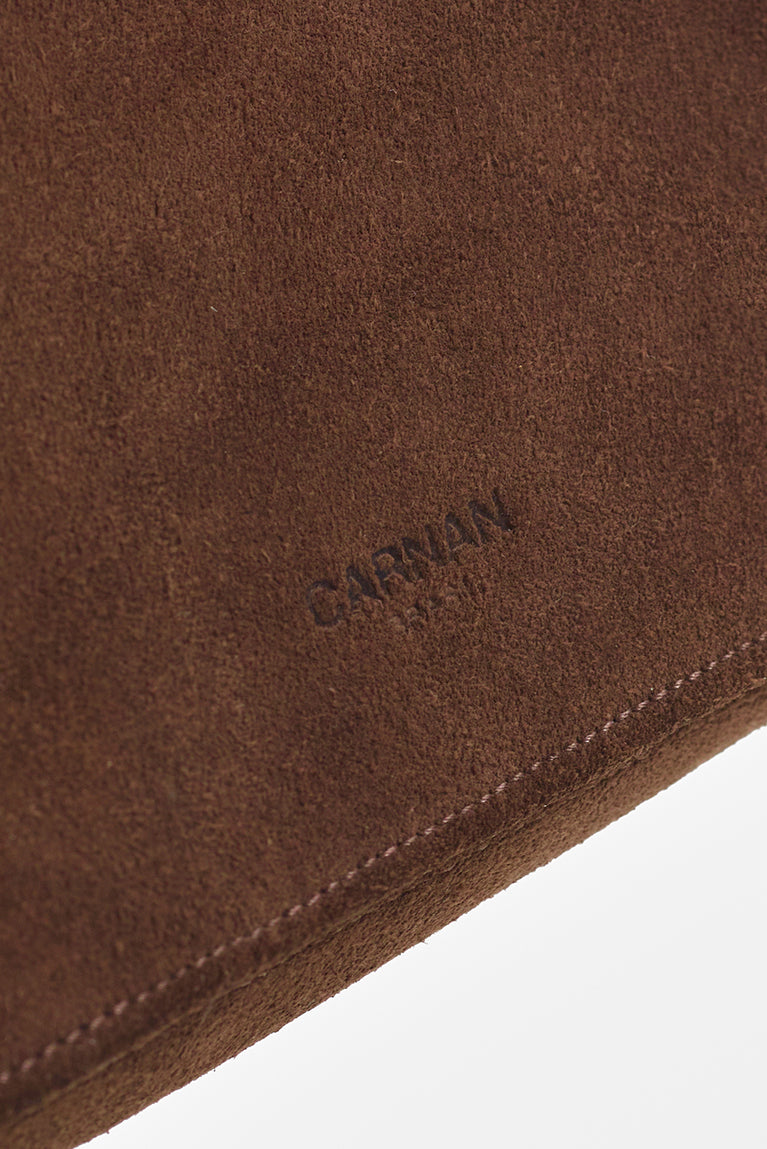 Brown Suede Side Bag