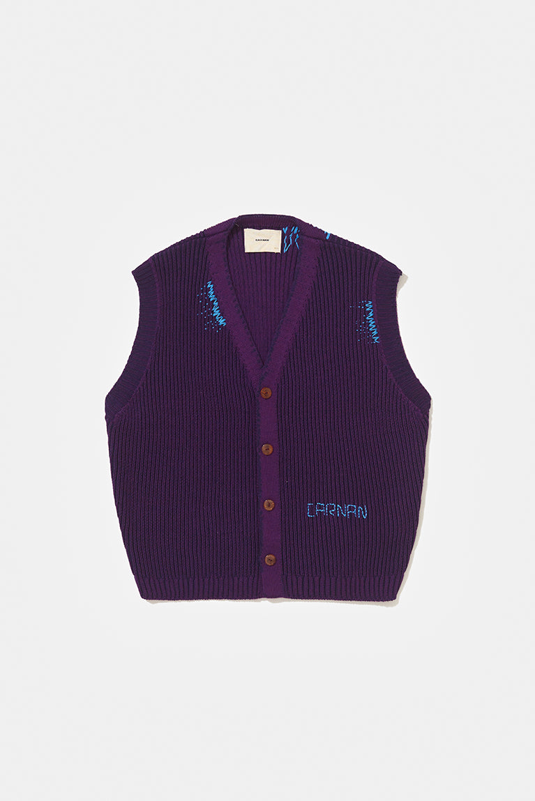 Purple Tricot Vest