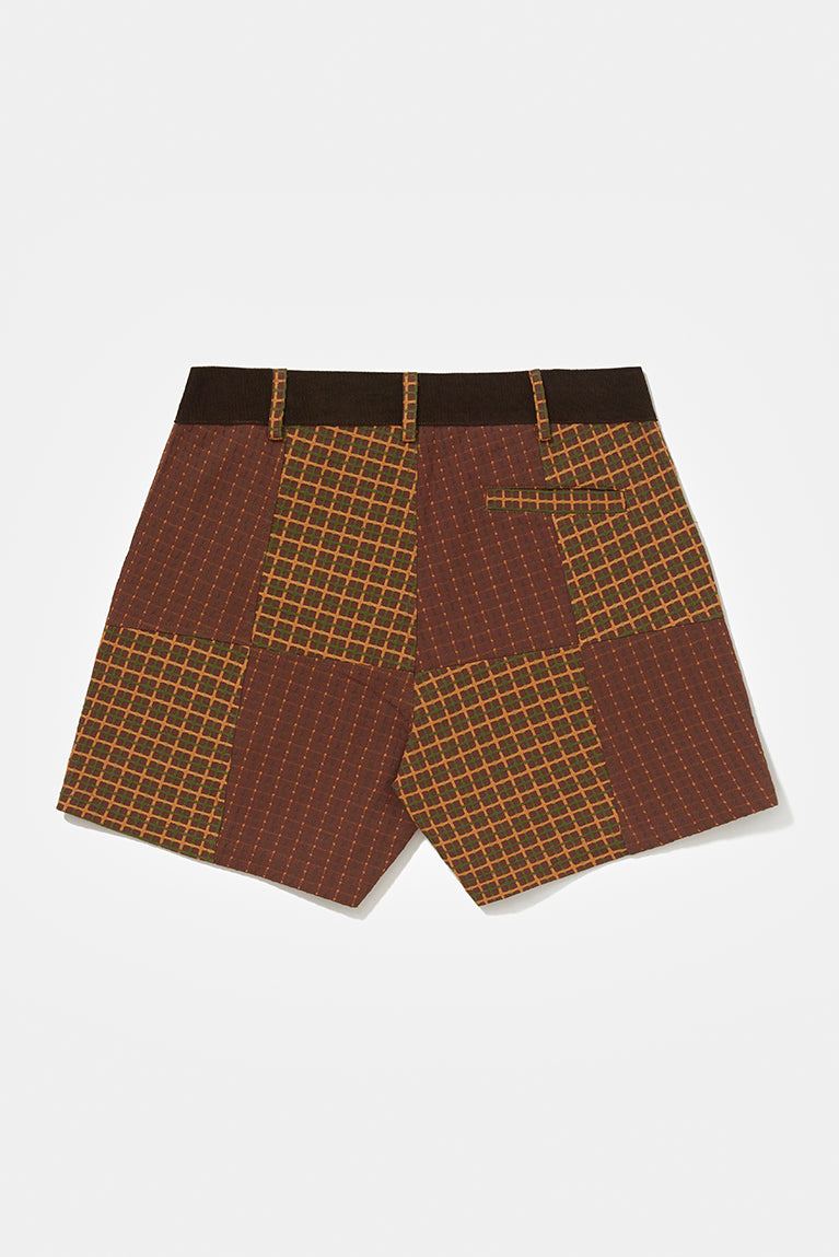 Jacquard Checkerboard Shorts