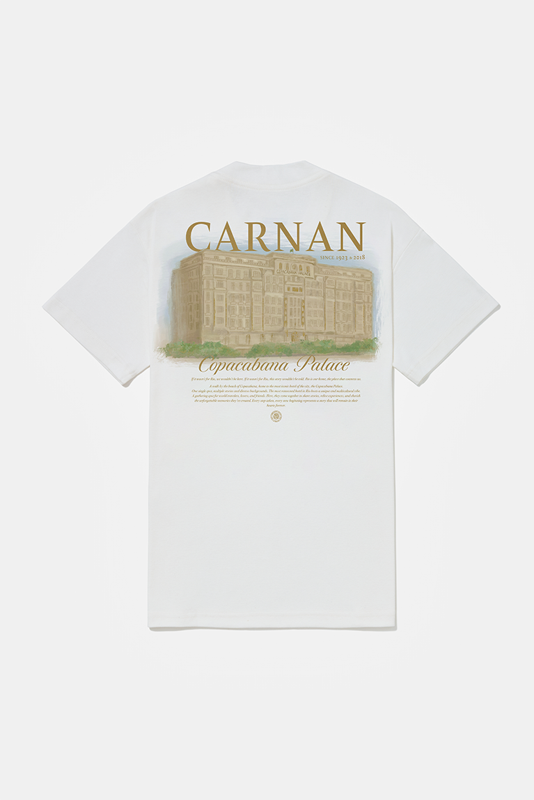 Carnan x CP Copacana Palace Heavy T-shirt - Off