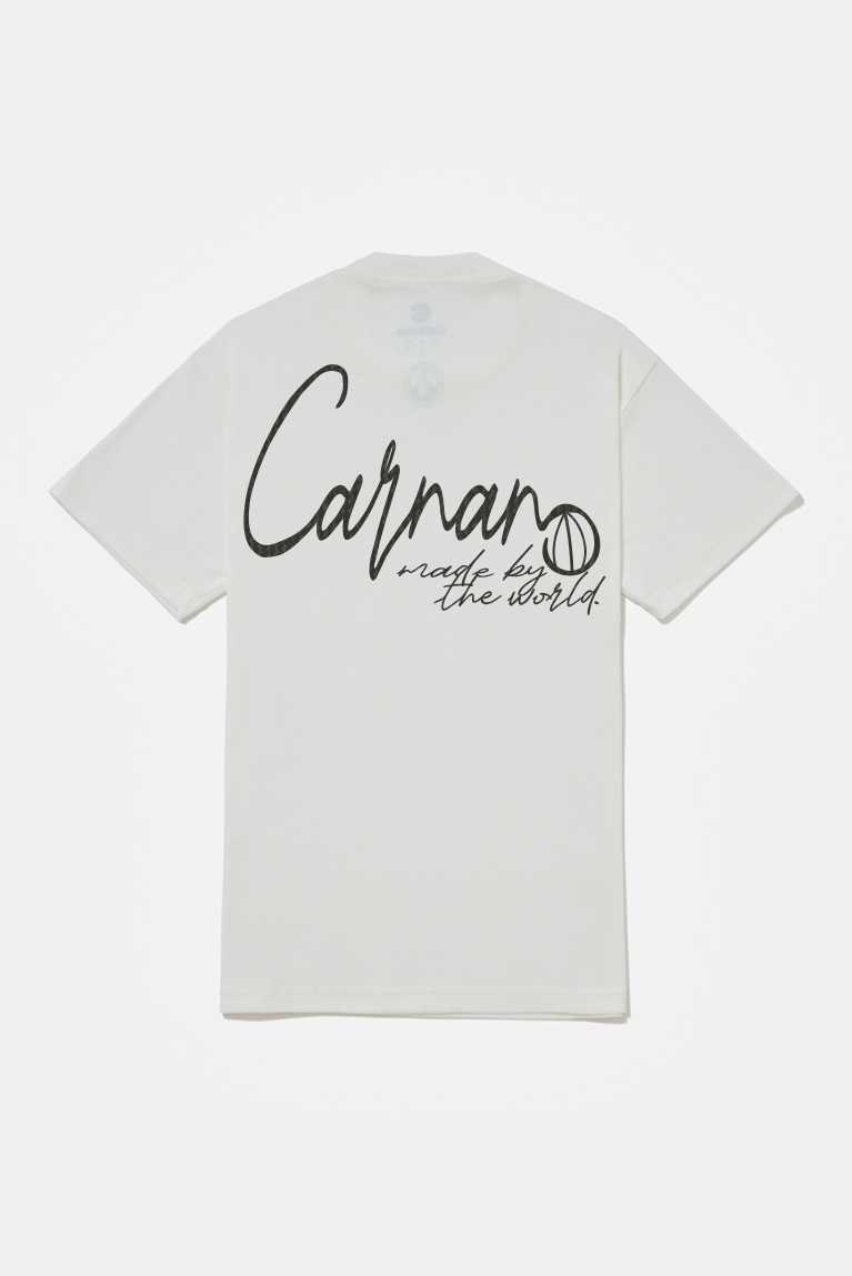 Heavy Cursive T-Shirt - Off White