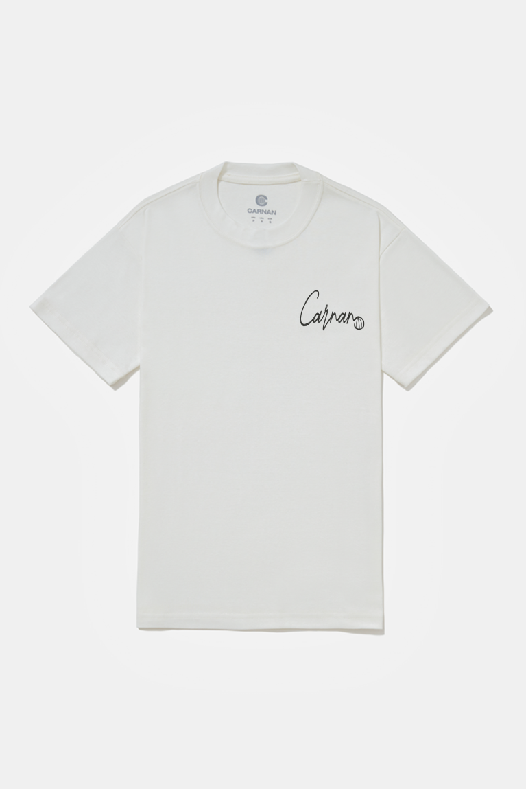 Heavy Cursive T-Shirt - Off White